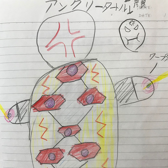 Dad Turns His Sons' Doodles Into Anime Characters, And The Result Is Amazing (Part V)