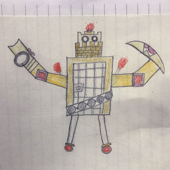 Dad Turns His Sons' Doodles Into Anime Characters, And The Result Is Amazing (Part V) Dad Turns His Sons' Doodles Into Anime Characters, And The Result Is Amazing (Part V)