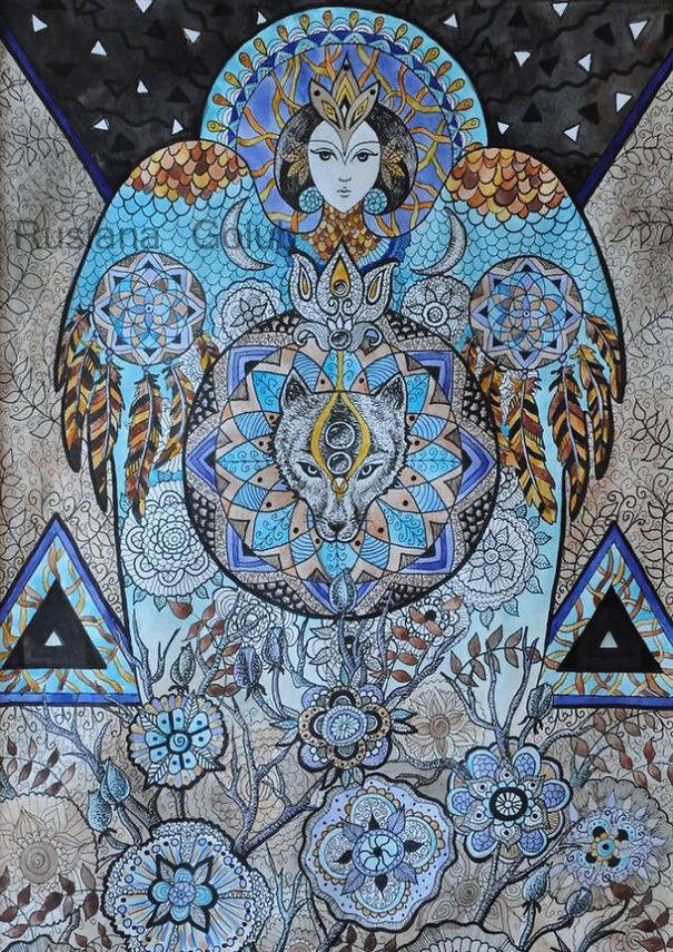 Spiritual Art. Watercolor Paintings By Ruslana Golub Spiritual Art. Watercolor Paintings By Ruslana Golub