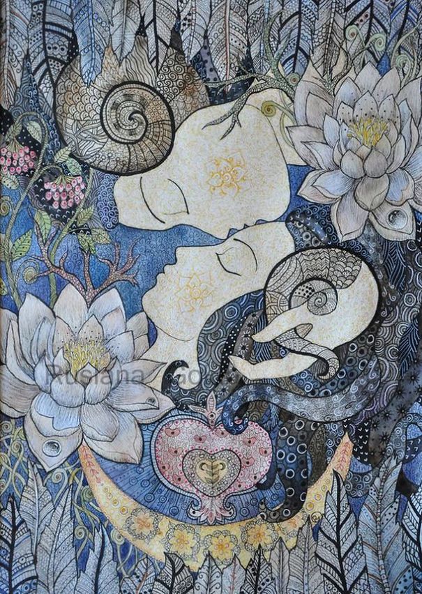 Spiritual Art. Watercolor Paintings By Ruslana Golub Spiritual Art. Watercolor Paintings By Ruslana Golub