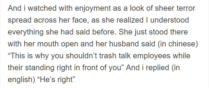 Asshole Chinese Customer Doesn't Realize The Cashier Can Understand Chinese