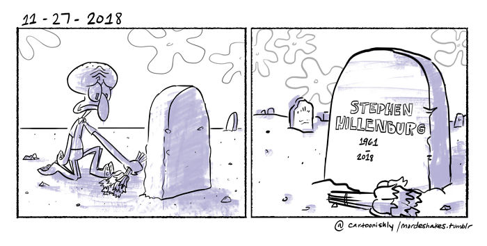 Stephen Hillenburg Will Be Greatly Missed. He Was A Huge Artistic Inspiration For Me, And Many Others…