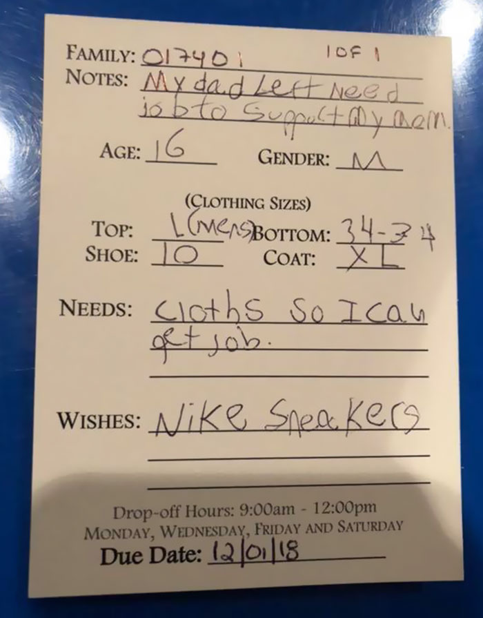 This Organization Asks Children In Crisis To Write Down What They 'Need' And 'Wish' For Christmas And Their Requests Are Heartbreaking