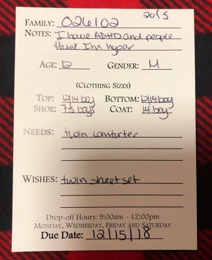 This Organization Asks Children In Crisis To Write Down What They 'Need' And 'Wish' For Christmas And Their Requests Are Heartbreaking