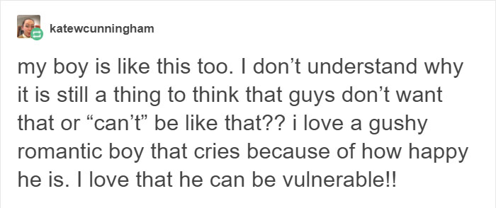 Tumblr Users Explain Why It Is Important To Take Care Of Men&rsquo;s Emotional Needs And It Will Encourage You To Compliment Men More