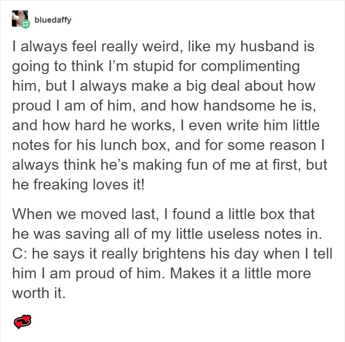 Tumblr Users Explain Why It Is Important To Take Care Of Men&rsquo;s Emotional Needs And It Will Encourage You To Compliment Men More