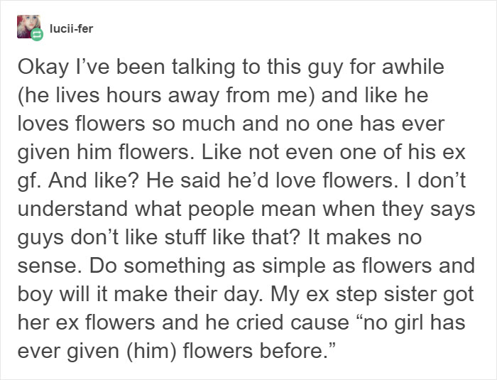 Tumblr Users Explain Why It Is Important To Take Care Of Men&rsquo;s Emotional Needs And It Will Encourage You To Compliment Men More