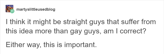 Tumblr Users Explain Why It Is Important To Take Care Of Men&rsquo;s Emotional Needs And It Will Encourage You To Compliment Men More