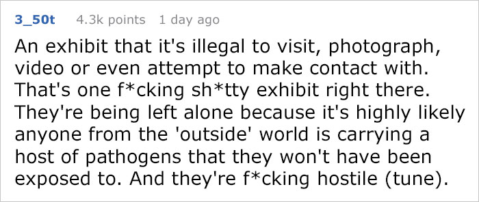 Writer Who's Against Illegal Immigration Says Government Should Bring Civilization To 'Uncontacted Tribe', Gets Murdered By Words Writer Who's Against Illegal Immigration Says Government Should Bring Civilization To 'Uncontacted Tribe', Gets Murdered By Words