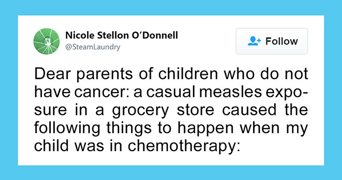 Mom Whose Daughter Has Cancer Wants All Parents To Hear Her Emotional Message On Vaccination