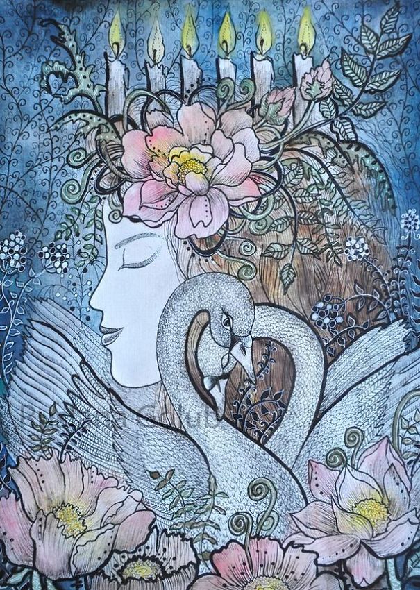 Spiritual Art. Watercolor Paintings By Ruslana Golub Spiritual Art. Watercolor Paintings By Ruslana Golub