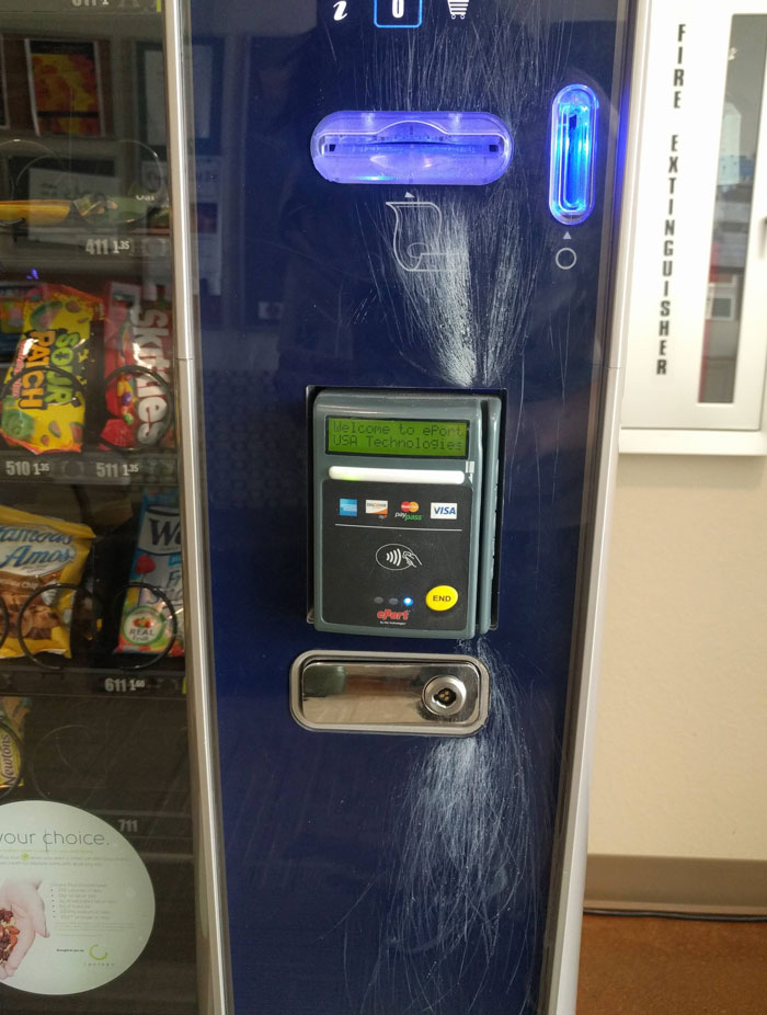 The Credit Card Marks From Swiping