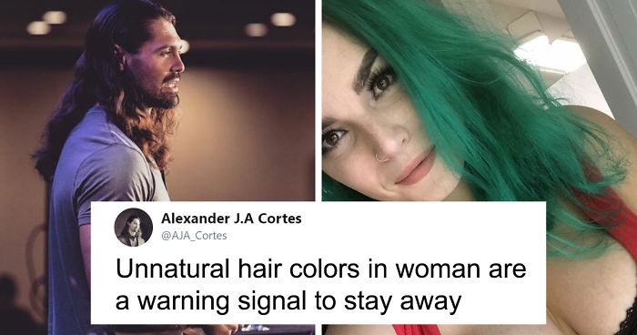 This Woman Had The Best Comeback Ever To A Man Who Said To Stay Away From Women With Dyed Hair