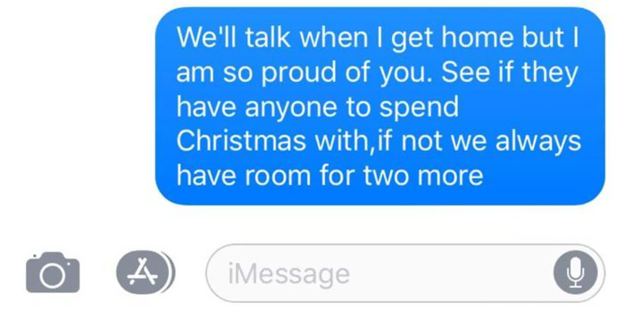 Husband Texts Wife He Spent $800 From Their Vacation Budget On His Student After Noticing His Clothing