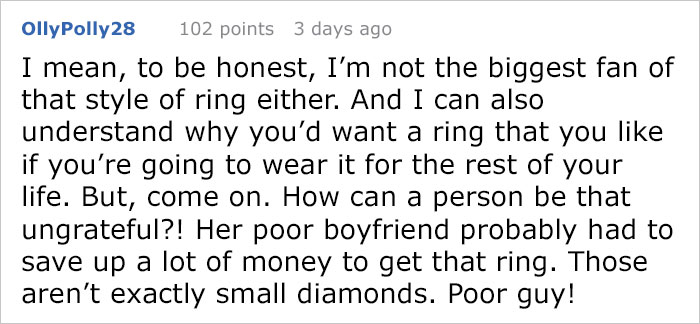 Woman Finds A Ring In Her Boyfriend's Nightstand, Posts It To A Ring-Shaming Group Woman Finds A Ring In Her Boyfriend's Nightstand, Posts It To A Ring-Shaming Group