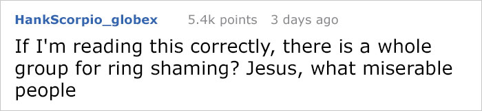 Woman Finds A Ring In Her Boyfriend's Nightstand, Posts It To A Ring-Shaming Group Woman Finds A Ring In Her Boyfriend's Nightstand, Posts It To A Ring-Shaming Group
