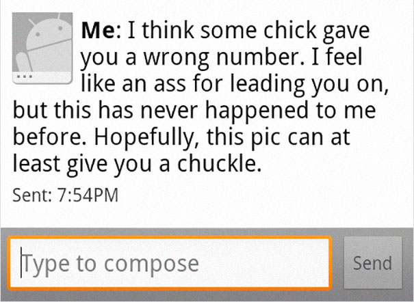 &ldquo;I Received A Text From Someone Asking For Topless Photos. I Obliged. He Had The Wrong Number&rdquo;