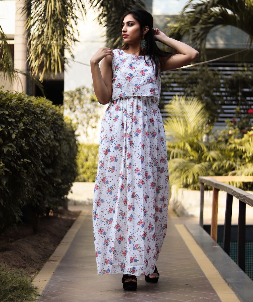 I Have Clicked Some Pictures Of My Friend At Garden Of Her Bungalow And Here Is The Result.