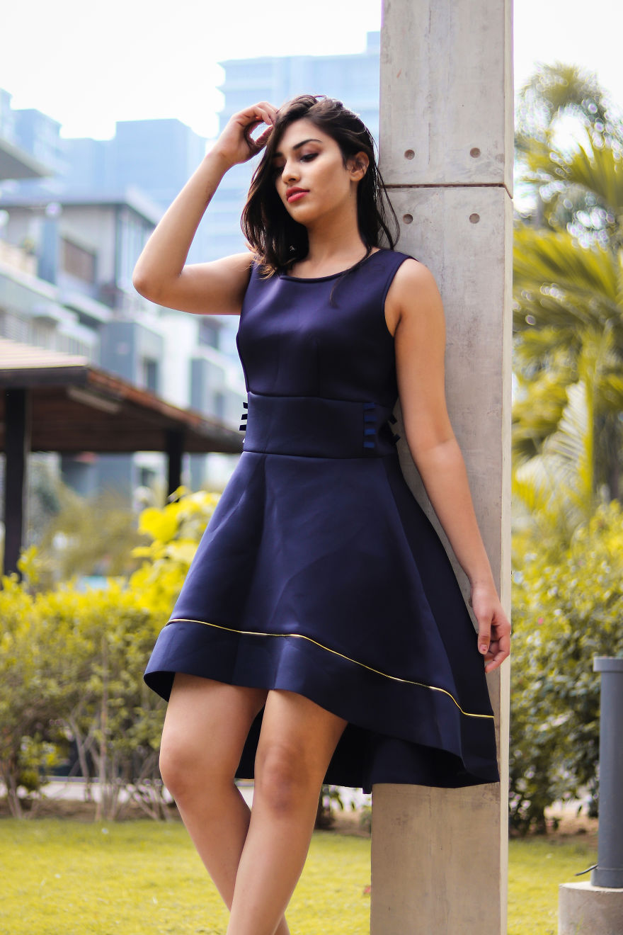 I Have Clicked Some Pictures Of My Friend At Garden Of Her Bungalow And Here Is The Result.