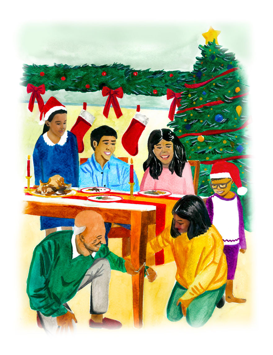 Just 7 Perfect Christmas Memories Illustrated In Watercolor