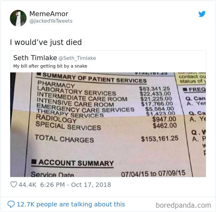 The Snake Didn't Kill Me But The Debt Will