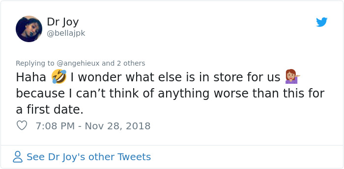 Woman Shares Her Worst Tinder Date Ever