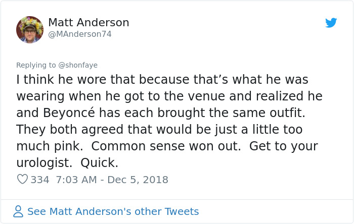 Woman Calls Out The Way Ed Sheeran Dressed Next To Beyonce, Gets Destroyed On Twitter Woman Calls Out The Way Ed Sheeran Dressed Next To Beyonce, Gets Destroyed On Twitter