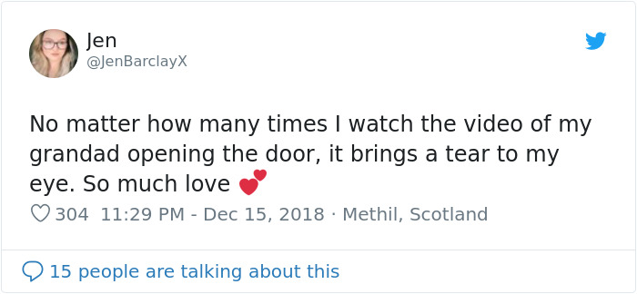 The Way This 87 Y/O Grandpa Reacts Every Time His Granddaughter Comes To Visit Him Goes Viral The Way This 87 Y/O Grandpa Reacts Every Time His Granddaughter Comes To Visit Him Goes Viral