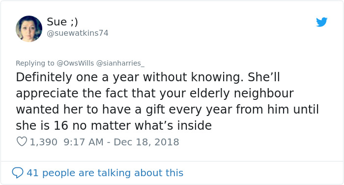 Dying Man Bought Christmas Gifts For Neighbor's 2-Year-Old That She Will Be Getting Until 2032 Dying Man Bought Christmas Gifts For Neighbor's 2-Year-Old That She Will Be Getting Until 2032