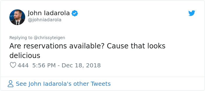 Chrissy Teigen Created A Real Menu For Her Picky 2-Year-Old And It's Hilarious