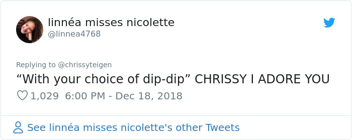 Chrissy Teigen Created A Real Menu For Her Picky 2-Year-Old And It's Hilarious