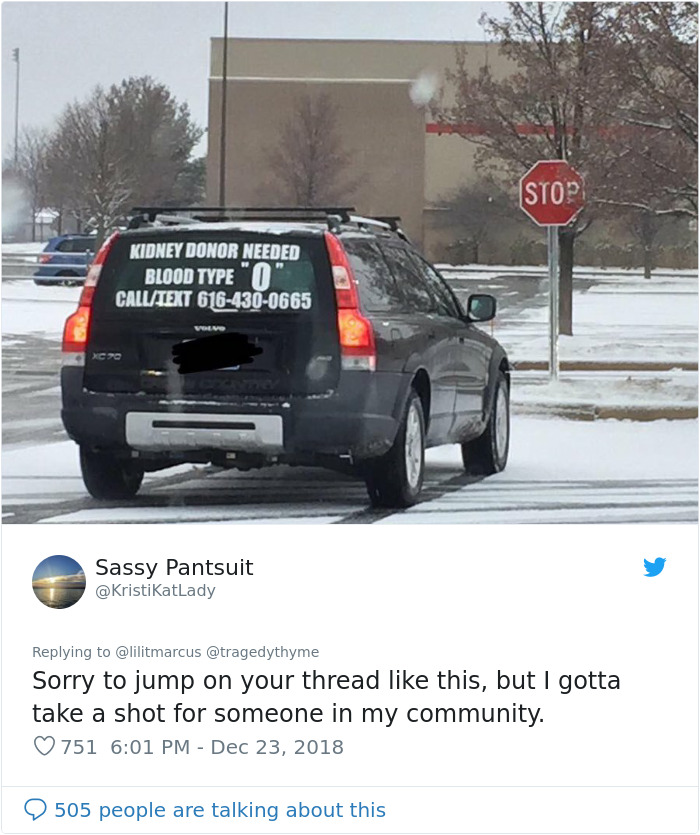 Husband Carries A Sign At Target To Find His Wife A Kidney Donor And People Respond Husband Carries A Sign At Target To Find His Wife A Kidney Donor And People Respond