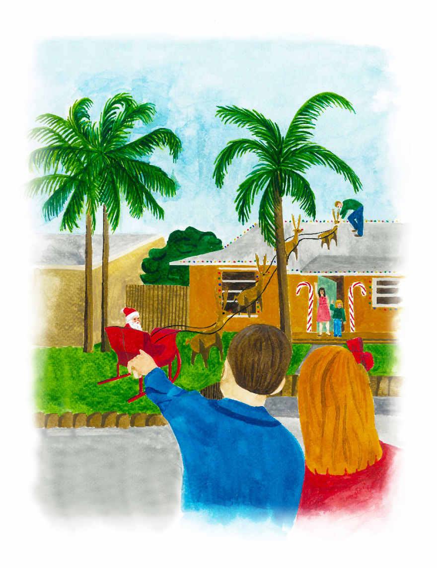 Just 7 Perfect Christmas Memories Illustrated In Watercolor