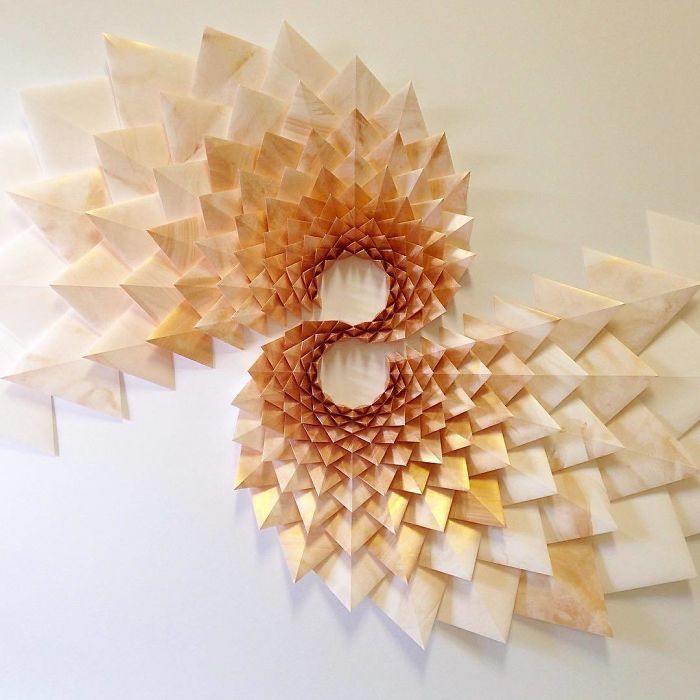 The Way This Engineer Turns Simple Sheets Of Paper Into Geometric Art Is Amazingly Satisfying (30 Pics) The Way This Engineer Turns Simple Sheets Of Paper Into Geometric Art Is Amazingly Satisfying (30 Pics)