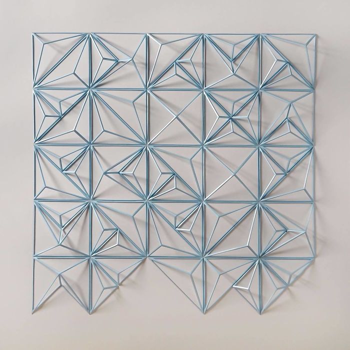 The Way This Engineer Turns Simple Sheets Of Paper Into Geometric Art Is Amazingly Satisfying (30 Pics) The Way This Engineer Turns Simple Sheets Of Paper Into Geometric Art Is Amazingly Satisfying (30 Pics)