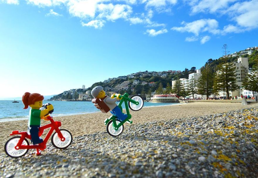 I Show The Beauty Of New Zealand Through The Eyes Of A Lego Backpacker