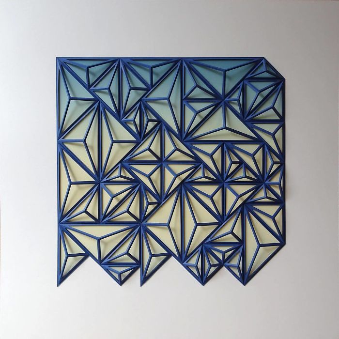 The Way This Engineer Turns Simple Sheets Of Paper Into Geometric Art Is Amazingly Satisfying (30 Pics)