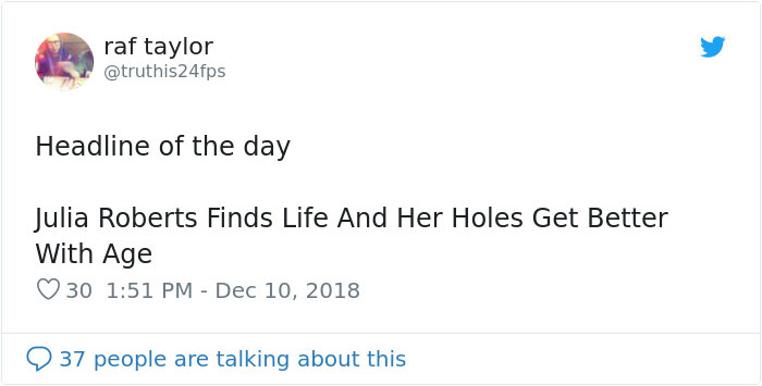 Newspaper Makes An Unfortunate Typo On Julia Roberts Headline And People Make The Best Of It Newspaper Makes An Unfortunate Typo On Julia Roberts Headline And People Make The Best Of It