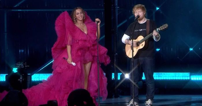 Woman Calls Out The Way Ed Sheeran Dressed Next To Beyonce, Gets Destroyed On Twitter Woman Calls Out The Way Ed Sheeran Dressed Next To Beyonce, Gets Destroyed On Twitter