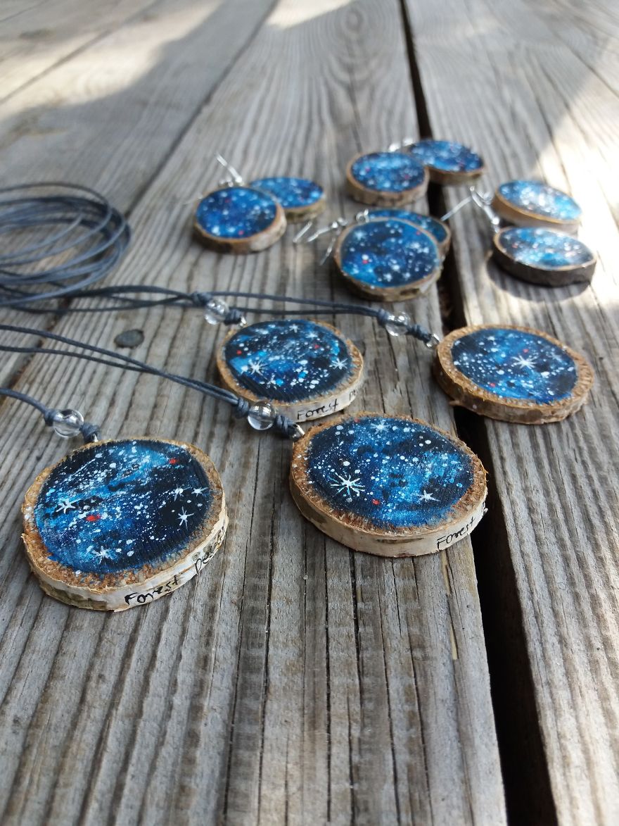 I Create Magical Natural Jewelry From Recycled Branches And Wood Pieces Found In The Woods.