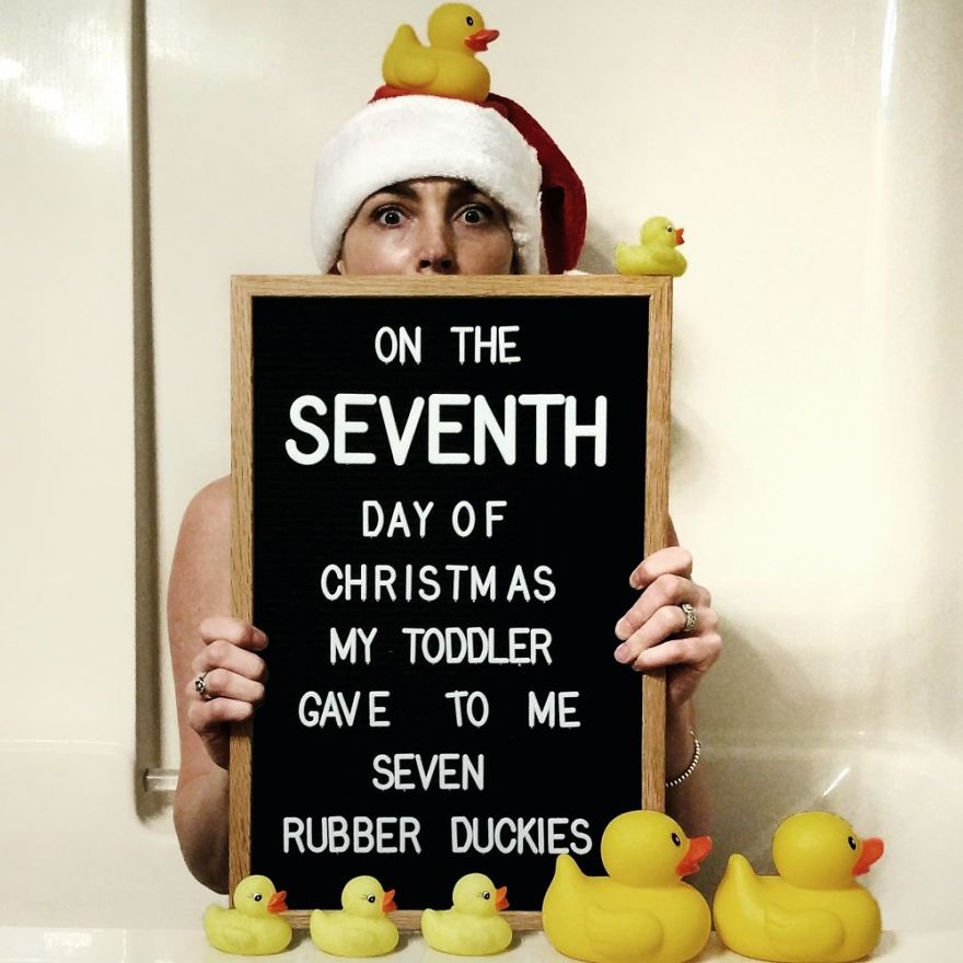 The 12 Days Of A Toddler Christmas: I Captured The Struggles Of Parenting During Holiday Season