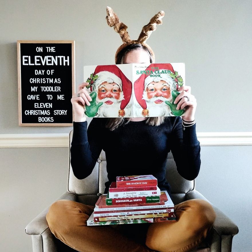 The 12 Days Of A Toddler Christmas: I Captured The Struggles Of Parenting During Holiday Season