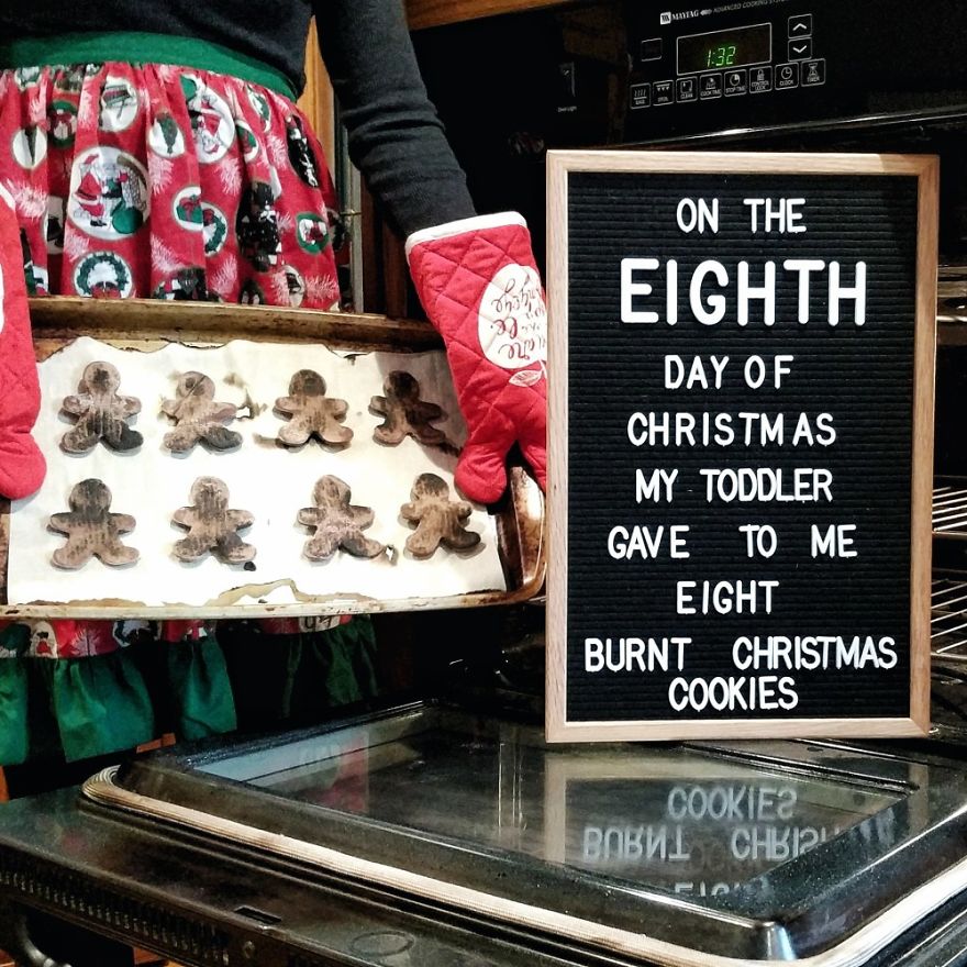 The 12 Days Of A Toddler Christmas: I Captured The Struggles Of Parenting During Holiday Season