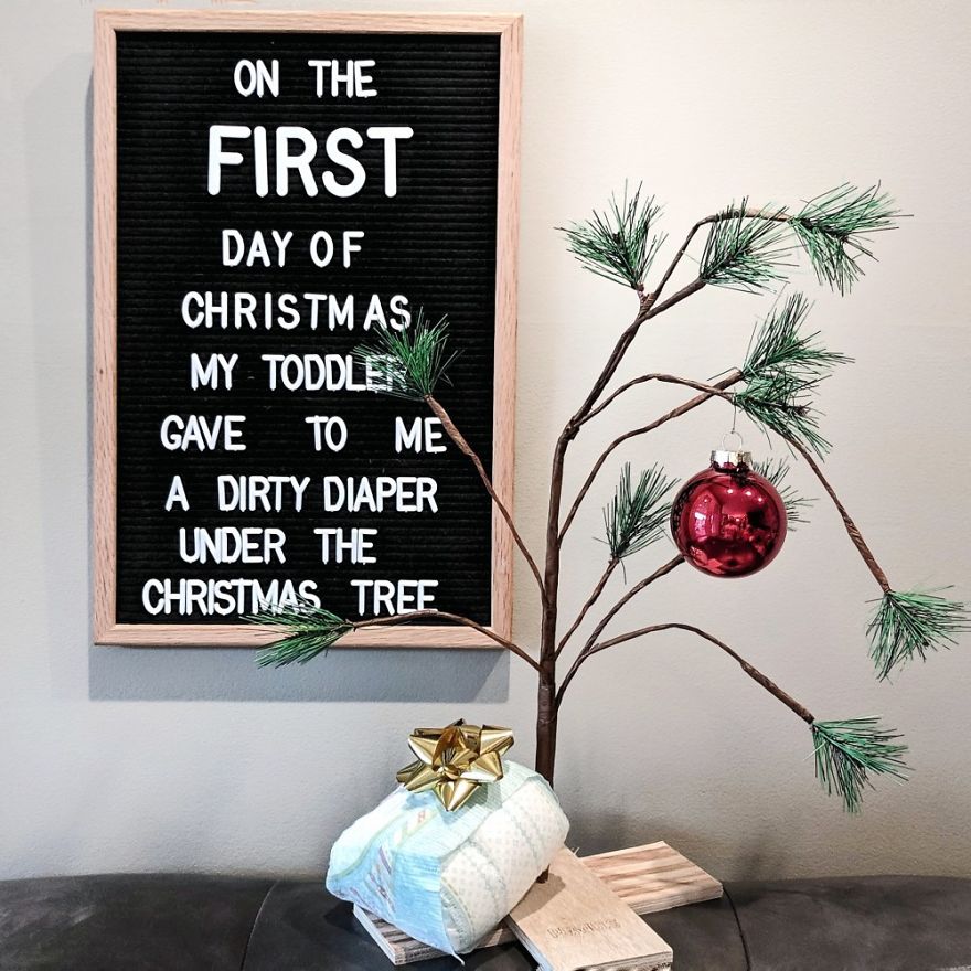 The 12 Days Of A Toddler Christmas: I Captured The Struggles Of Parenting During Holiday Season