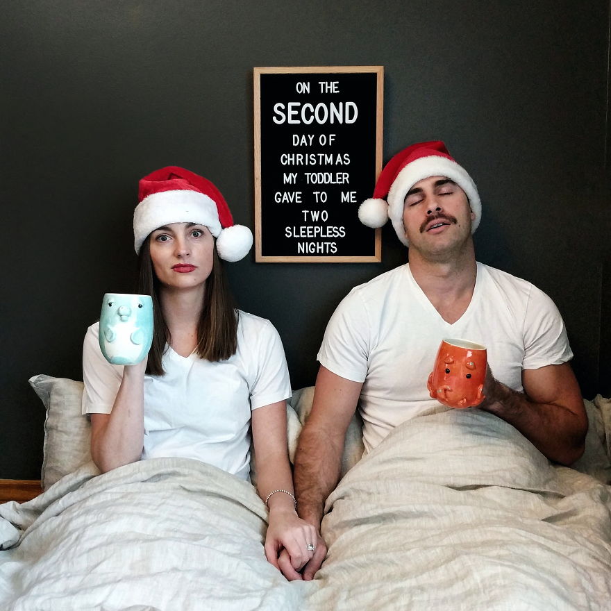 The 12 Days Of A Toddler Christmas: I Captured The Struggles Of Parenting During Holiday Season