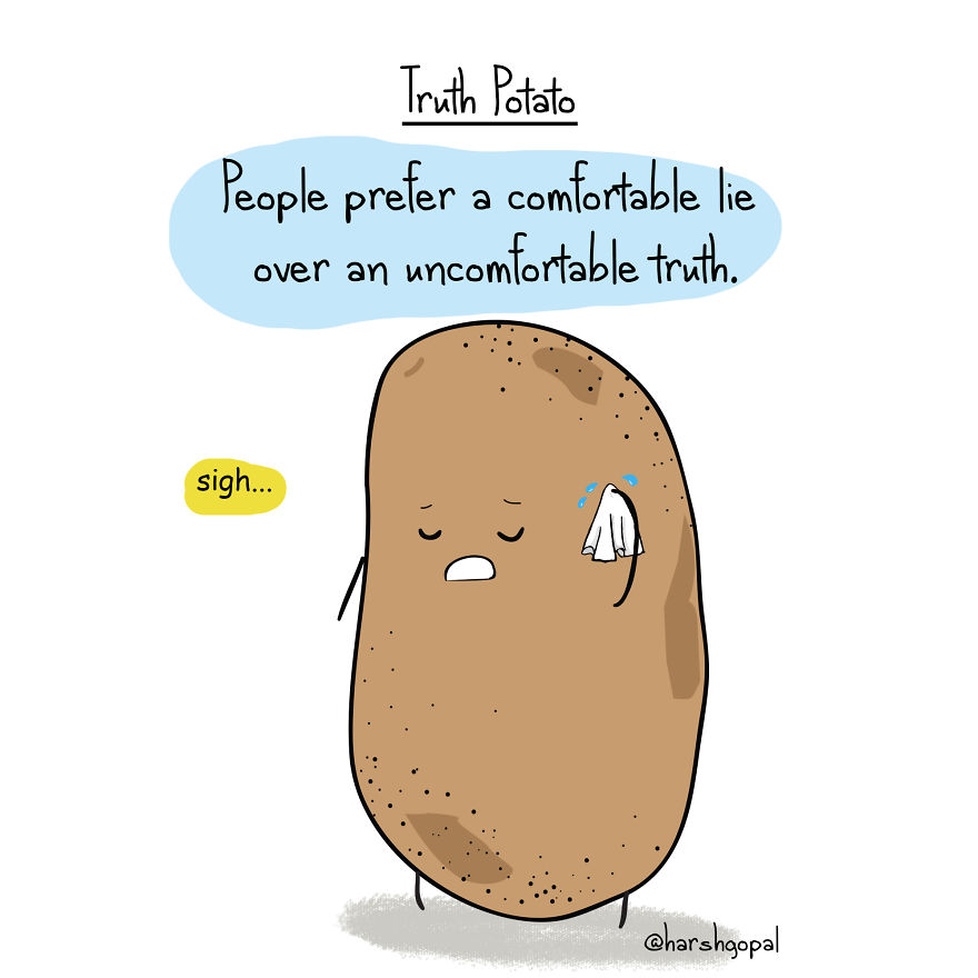 25+ Bitter Truths From Truth Potato That Will Make You Think In Perspective - New Pics