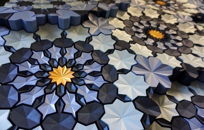 The Way This Engineer Turns Simple Sheets Of Paper Into Geometric Art Is Amazingly Satisfying (30 Pics) The Way This Engineer Turns Simple Sheets Of Paper Into Geometric Art Is Amazingly Satisfying (30 Pics)