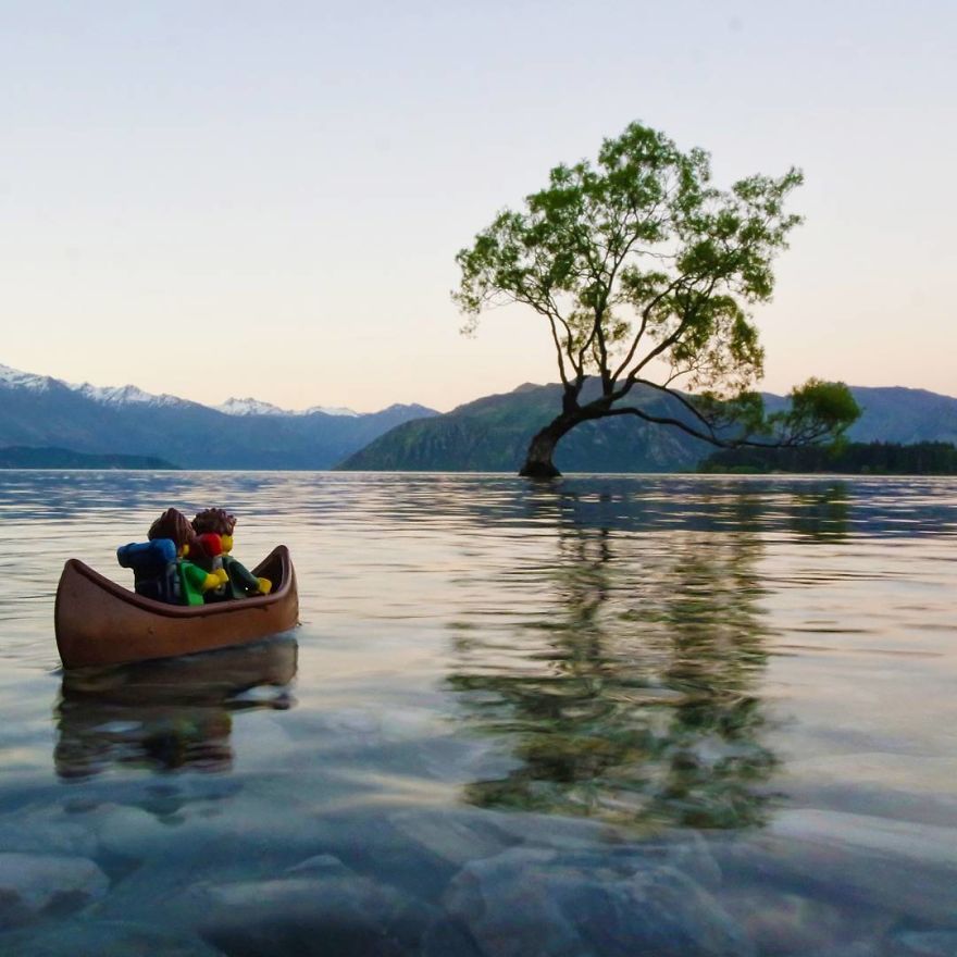 I Show The Beauty Of New Zealand Through The Eyes Of A Lego Backpacker
