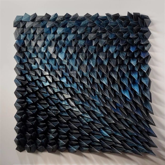 The Way This Engineer Turns Simple Sheets Of Paper Into Geometric Art Is Amazingly Satisfying (30 Pics) The Way This Engineer Turns Simple Sheets Of Paper Into Geometric Art Is Amazingly Satisfying (30 Pics)