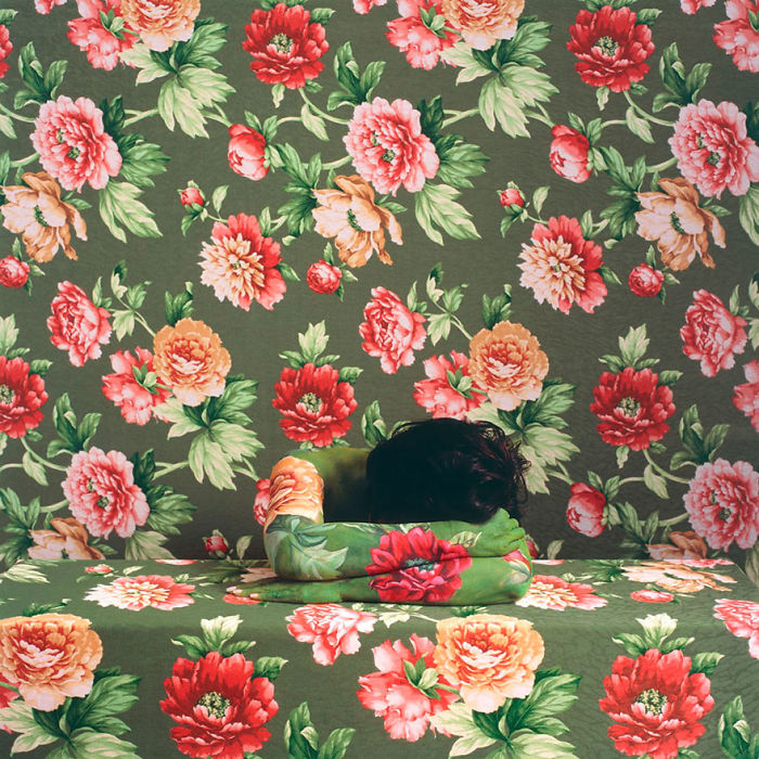 Meet Cecilia Paredes, The Artist Who As A Chameleon Mixes With Her Works